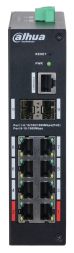 Коммутатор Dahua DH-HS4210-8GT-110 (8 x RJ45 1G, 2 x SFP 1G, PoE 110 W, Industrial)