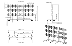 Стойка для видеостены мобильная Wize Pro VWM463 (3x4)