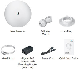 Точка доступа Ubiquiti NanoBeam 5AC-16