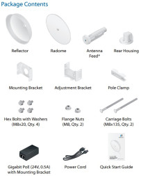 Точка доступа Ubiquiti PowerBeam 5AC-400 ISO