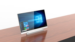 Монитор настольный врезной Wize Pro Helios Dusk WR-17HD Touch (Silver)