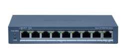 Коммутатор Hikvision DS-3E1309P-EI(B) (8 x RJ45 100M PoE+, 1 x RJ45 1G)
