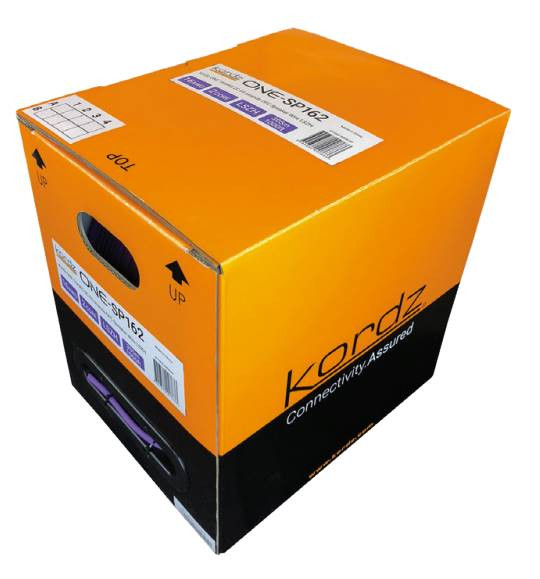 Кабель акустический Kordz One Speaker Cable ONE-SP122 K12202-152M-BL (152.5 м, черный)